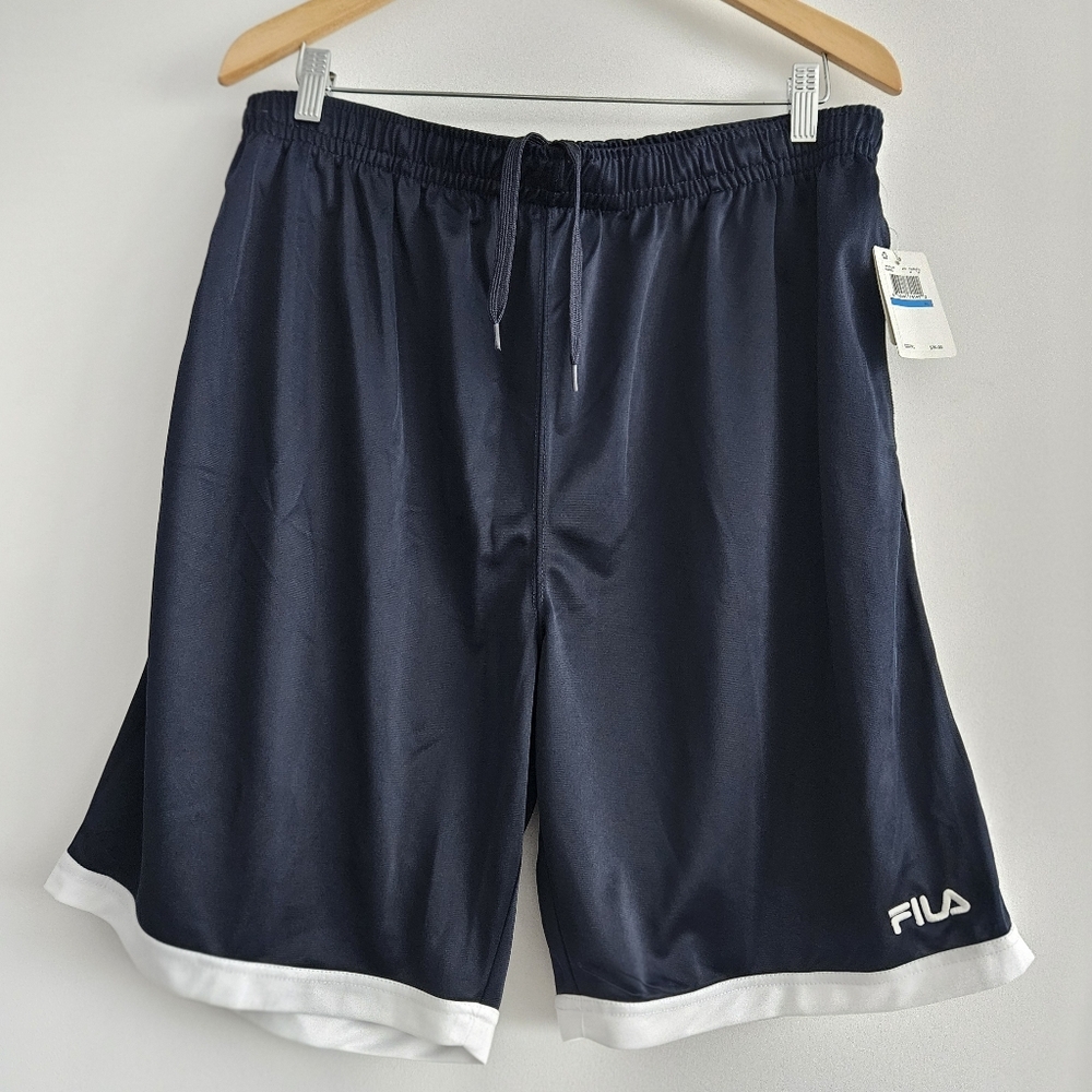 Fila Men's Blue Basketball Athletic Shorts Size X-Large NWT